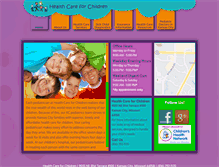 Tablet Screenshot of healthcareforchildrenkc.com